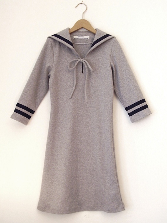 KLEID DAYLIE JERSEY, hellgrau