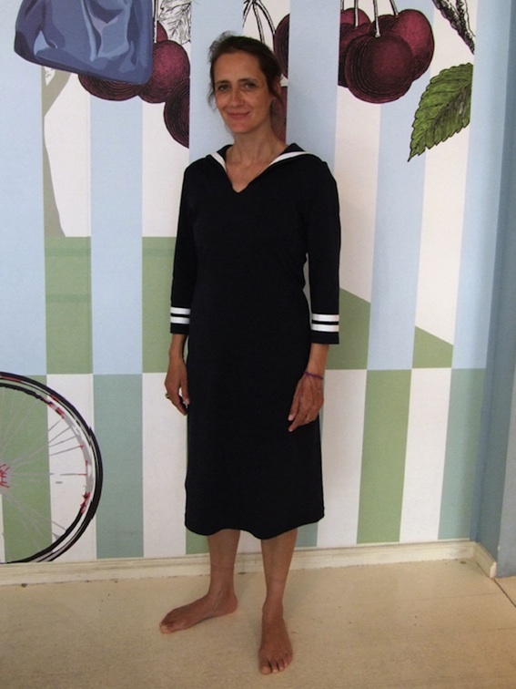 KLEID DAYLIE JERSEY MAMAN, dunkelblau