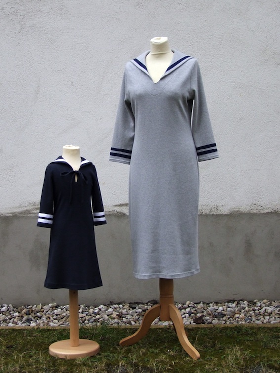 KLEID DAYLIE JERSEY MAMAN, grau
