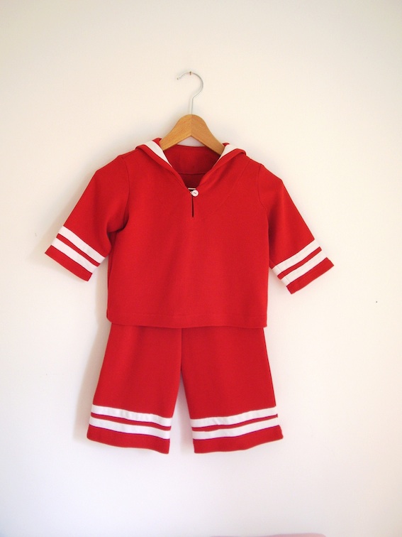BABY-ANZUG AHOI, rot