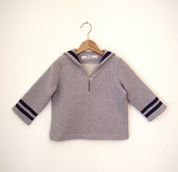 SWEATER AHOI, grau
