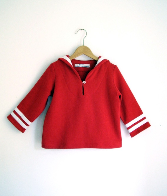 SWEATER AHOI, rot